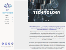 Tablet Screenshot of lpltechnologies.com